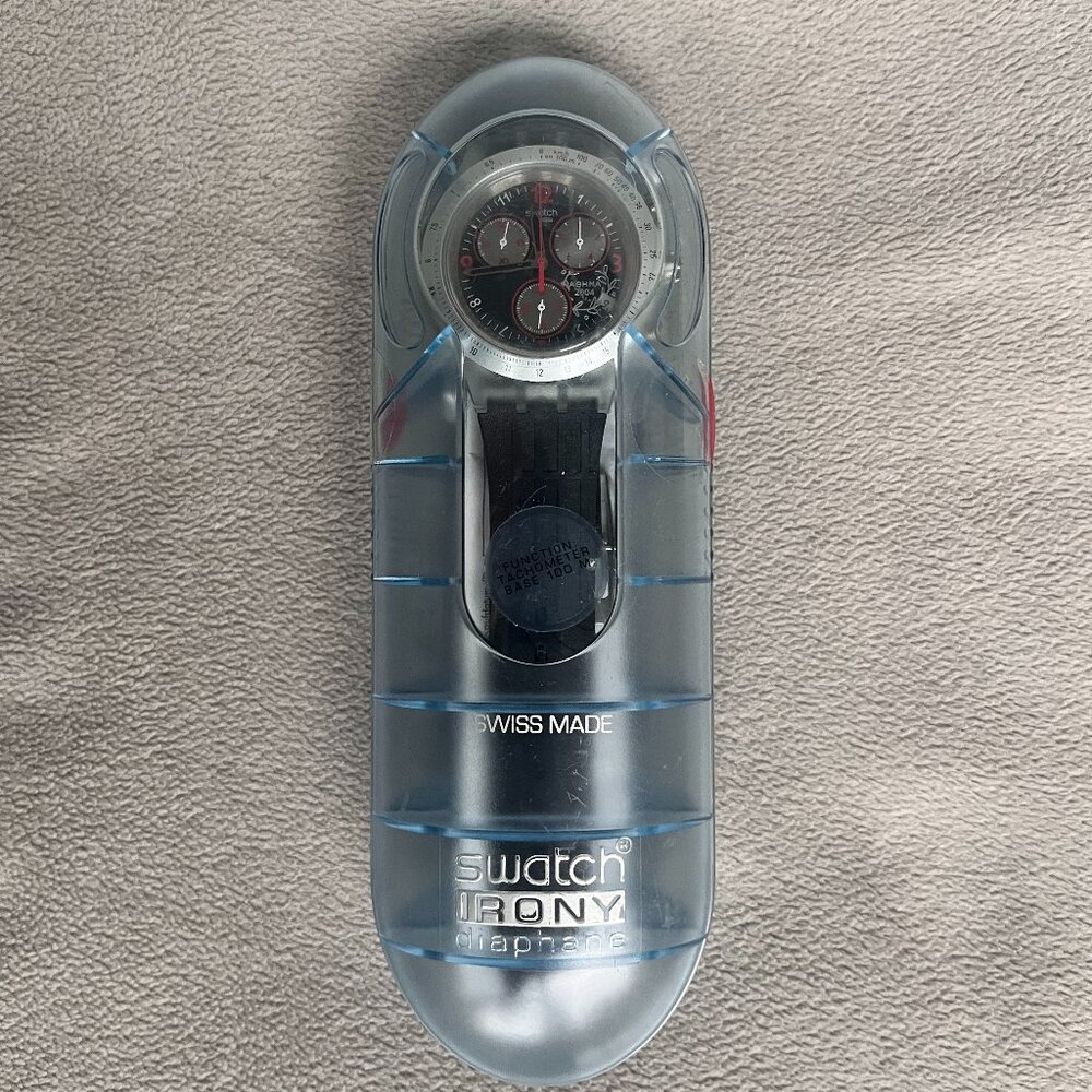 Swatch Irony 2004 Diaphane chronograph.Athens 2004.Rare